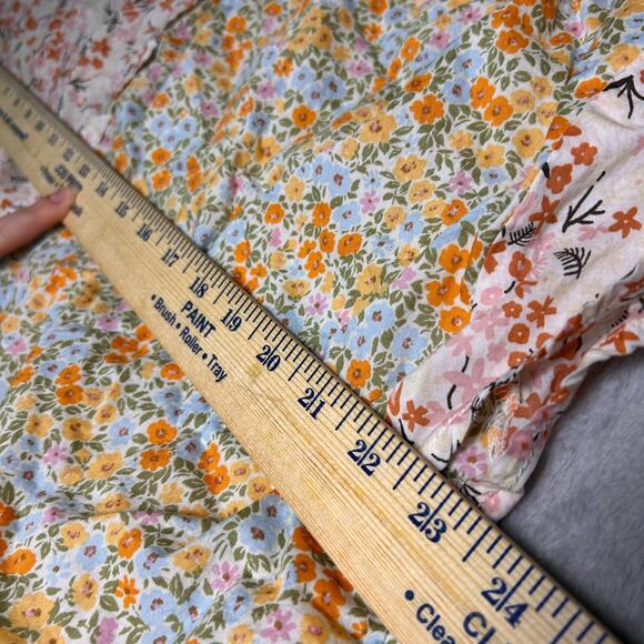 American Eagle Floral Button Up Womens Medium Lightweight Bloomcore Maximalist - Picture 5 of 7